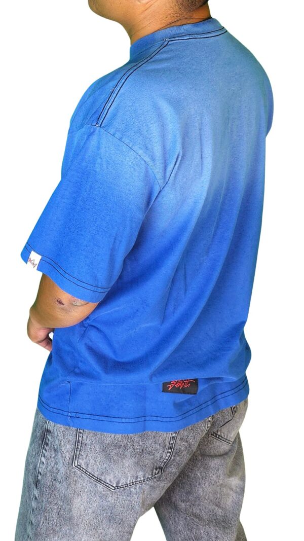 Polo focalizado azul 100% Algodón