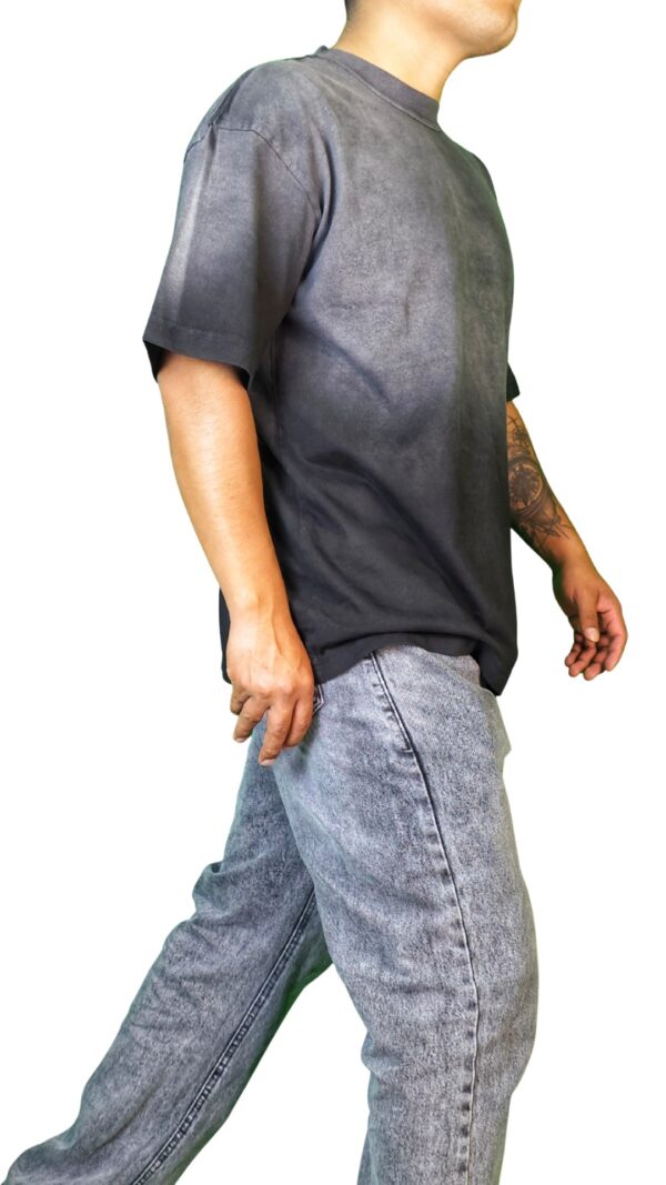 Polo focalizado negro 100% Algodón