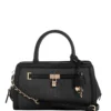 GUESS CARTERA SATCHEL FONTELLA CON LOGO NEGRO